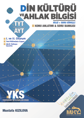 MHY - 2018 - Yks  Tyt - Ayt Din Kültürü ve Ahlak Bilgisi Konu Anlatımı Soru Bankası