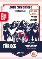 2018 - 2019 - MRKZ - Son Viraj  8. Sınıf Zoru Sevenlere Türkçe Soru Bankası