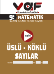 2022 - 2023 - VAF - 9. Sınıf Matematik VAF - 4