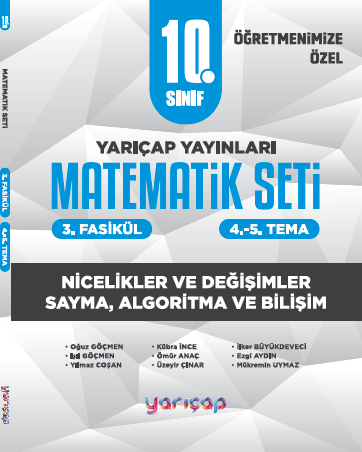 YARIÇAP - 2025 - 1. Sınıf Matematik Fasikül - 3