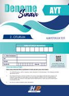 KRALLAR KARMASI - 2025 - AYT - Deneme - 1