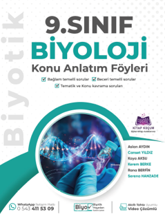 BİYOTİK 2026 - 9. Sınıf Biyoloji Maarif Konu Anlatım Föyleri - 1